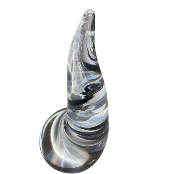 Signed Kosta Boda ART GLASS SEAL SEA LION PAPERWEIGHT 5-1/2"- PAUL HOFF - Picture 2 of 3